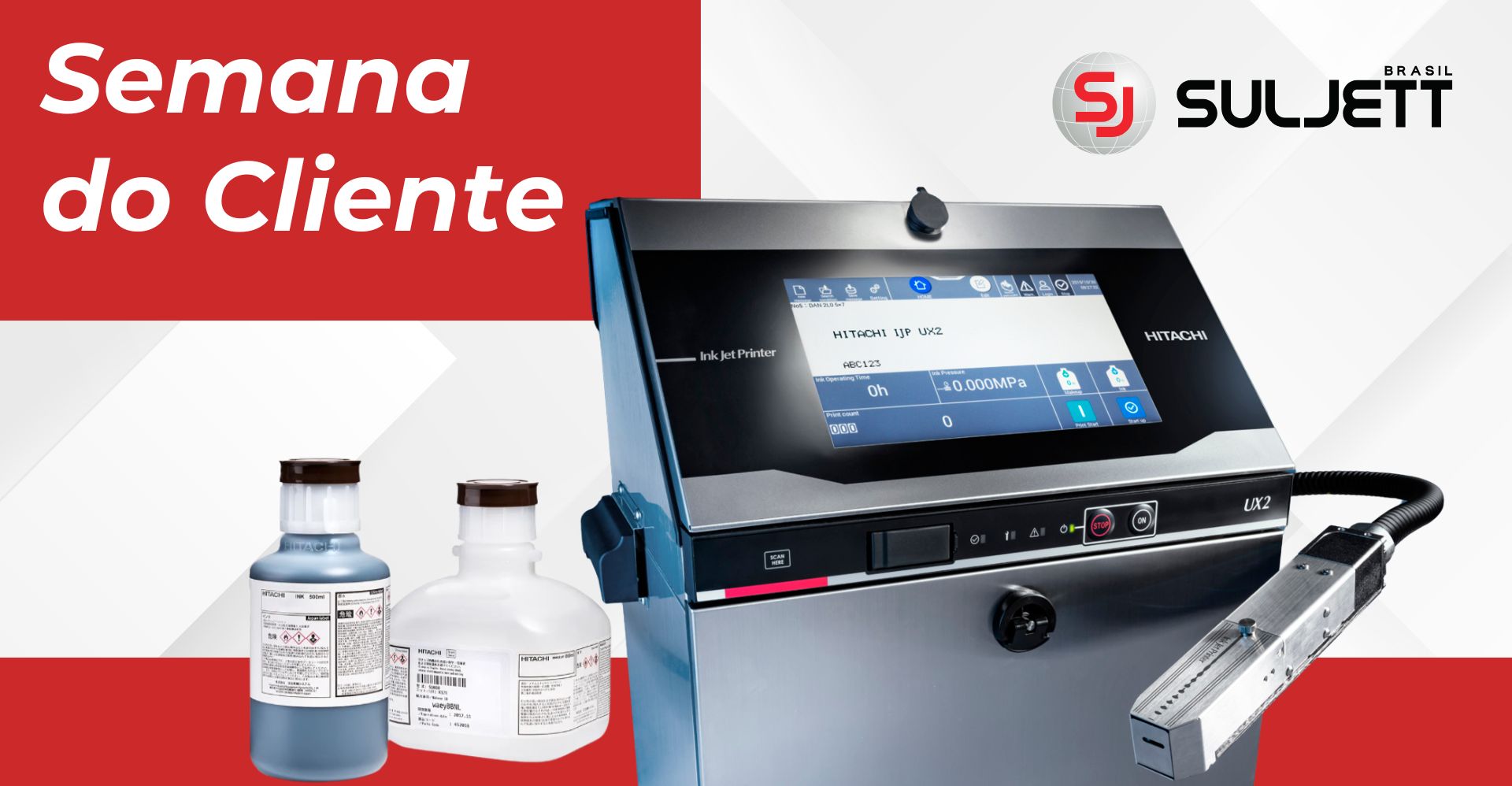 Semana do Cliente Suljett: Compre sua Impressora Hitachi e Ganhe Insumos Especiais!