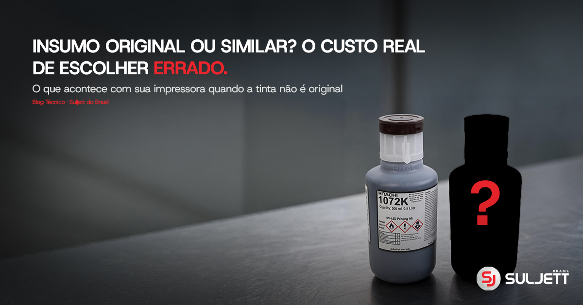 Insumo original ou similar: o que acontece com sua impressora quando você escolhe errado.